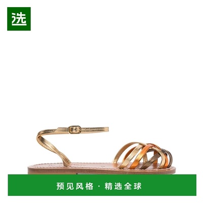 1h可退 香港直邮K.JACQUES 女士 DEMETRIA 金属感凉鞋 DEMETRIAFM