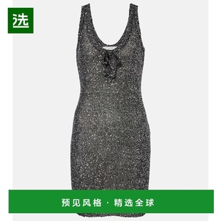 香港直邮ALESSANDRA RICH 亚历山德拉.瑞秋 女士 珠片迷你连衣裙