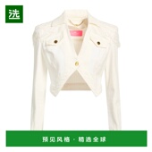 香港直邮Elisabetta Franchi 女士 1h可退 牛仔布夹克 white白色