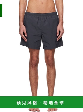 1h可退 香港直邮Our Legacy 男士 海军蓝 Drape Tech 泳裤 M2254D