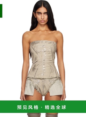 1h可退 香港直邮rick owens 瑞克·欧文斯 DRKSHDW 女士 灰色 Con