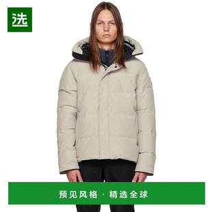 1h可退 香港直邮Canada Goose 加拿大鹅 男士 米色 MacMillan 羽