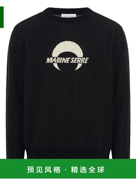 香港直邮MARINE SERRE 女士针织衫 UTK006ACKNI0033BK99 AW2025