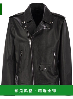 1h可退 香港直邮Dondup 男士 皮革夹克 UJ942PL0404UXXXDU999