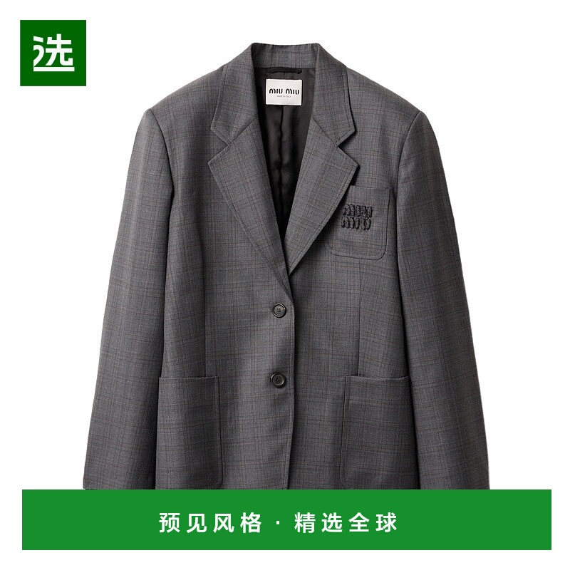 香港直邮Miu Miu 长袖西装外套 MH192716E6SQA1