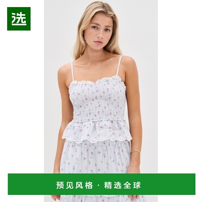 1h可退 香港直邮LOVESHACKFANCY 女士 Marzenia 上衣  舒适时尚