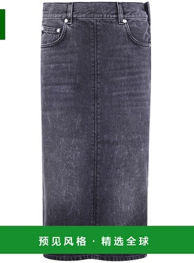 香港直邮HAIKURE 女士半身裙 HEW08103DF174L0902 AW2025 黑色