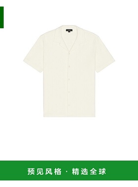 1h可退 香港直邮VINCE 男士 Cabana 短袖衬衫 M02089752A