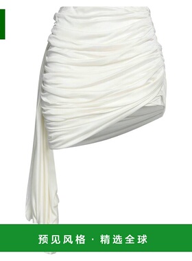 1h可退 香港直邮ANDREĀDAMO 女士 迷你半身裙 white白色 舒适时尚