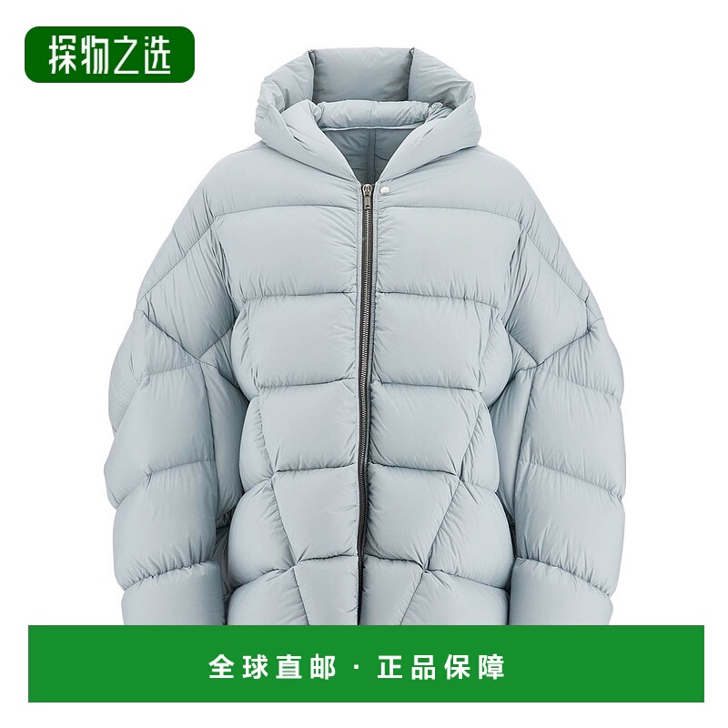 香港直邮Rick Owens 连帽羽绒服 RU02D6796NPD436 高端流行休闲
