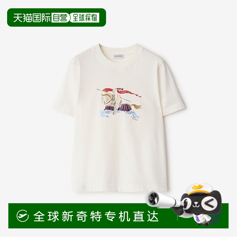 欧洲直邮Burberry (2025新品) 人造水晶缀饰马术骑士