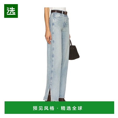 1h可退 香港直邮paige denim 女士 Sawyer 阔腿牛仔裤 1C96L53C43
