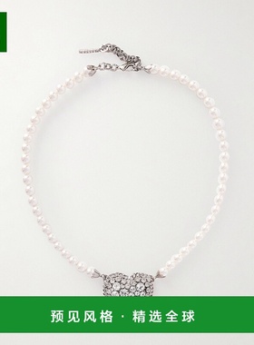 1h可退 香港直邮ALESSANDRA RICH 亚历山德拉.瑞秋 女士 镀银水晶