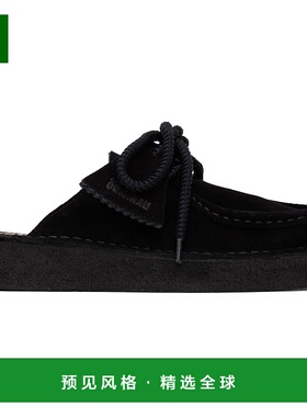 1h可退 Clarks Originals 女士 黑色 Desert Nomad情人礼女鞋