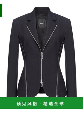 1h可退 欧洲直邮PINKO 女士西服 104096A20AZ99舒适柔软透气翻领