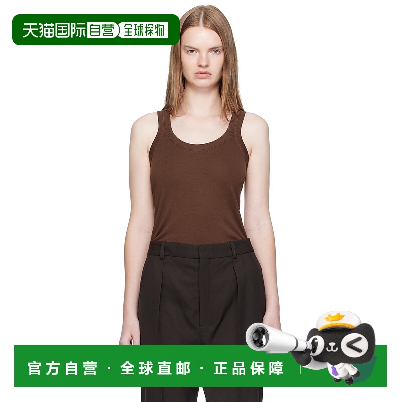 1h可退 香港直邮Lemaire 女士 棕色背心 TO1199LJ1016 舒适时尚