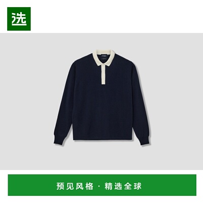 1h可退 香港直邮Drake's 男士 FACE DR2A3H 23535-01 针织橄榄球