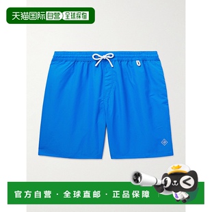香港直邮Loro 弹性腰边沙滩短裤 Piana 男士 FAN 诺悠翩雅 1h可退