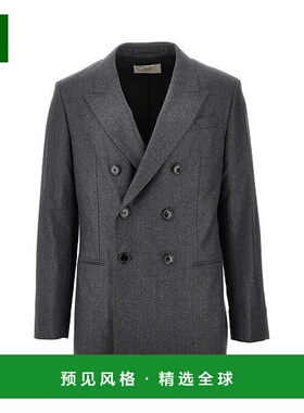 香港直邮Ami Paris 男士 AMI Paris 雙排扣西裝外套 HBV006WV0023