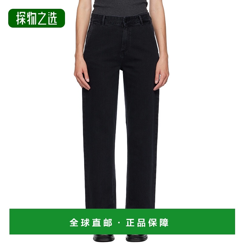 香港直邮CARHARTT WIP 女士 黑色 Pierce Straight 牛仔裤 I03125
