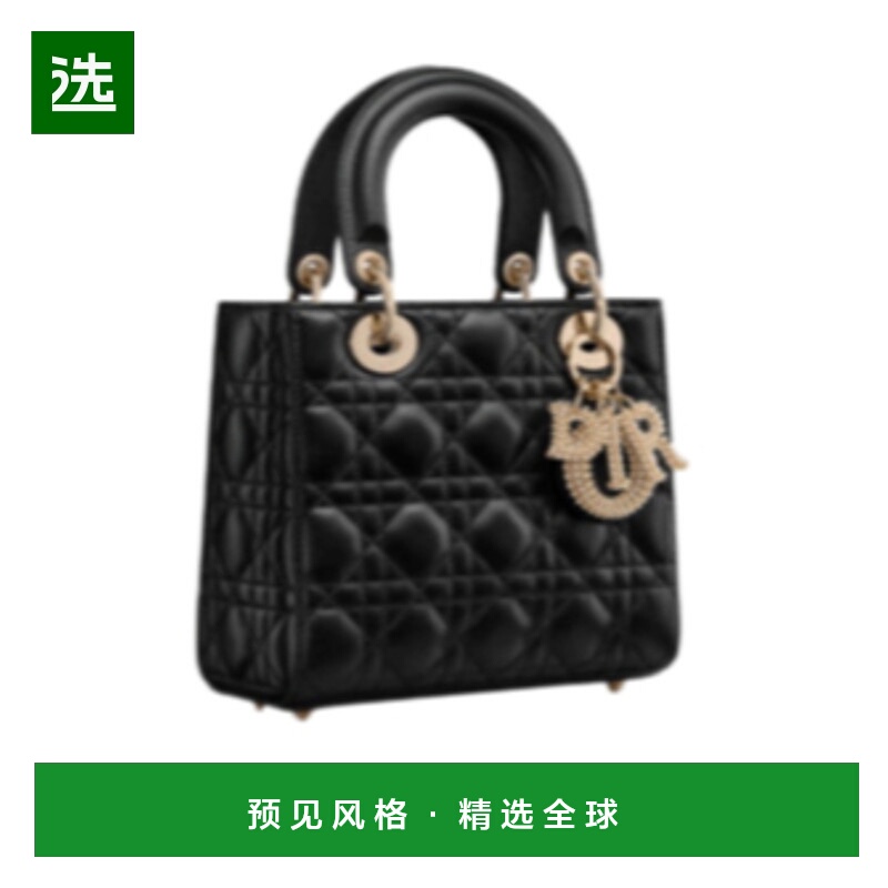 香港直邮Dior 小号 Lady Dior手提包 M0538OGBE