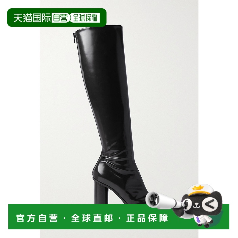 1h可退 香港直邮Bottega Veneta 葆蝶家 女士 圆头高跟长筒靴 753