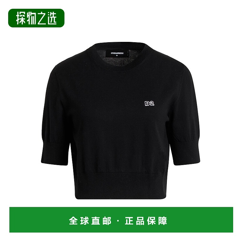 香港直邮Dsquared2 二次方 女士 毛衣 black黑色 舒适时尚
