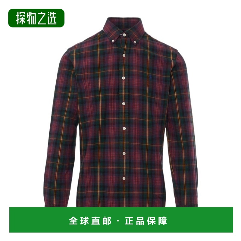 香港直邮Polo Ralph Lauren 搭扣长袖衬衫 710922274