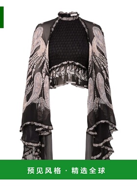 香港直邮Zimmermann 烧花紧身上衣 6217TF252性感