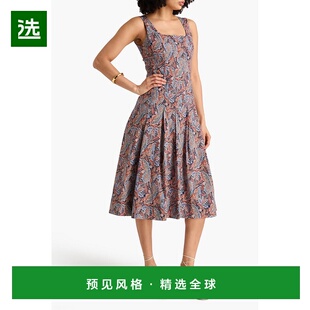 1h可退 香港直邮VERONICA BEARD 女士 Jolie 佩斯利印花棉质府绸