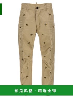 1h可退 香港直邮Dsquared2 二次方 男士 刺绣水果休闲裤 S71KB060