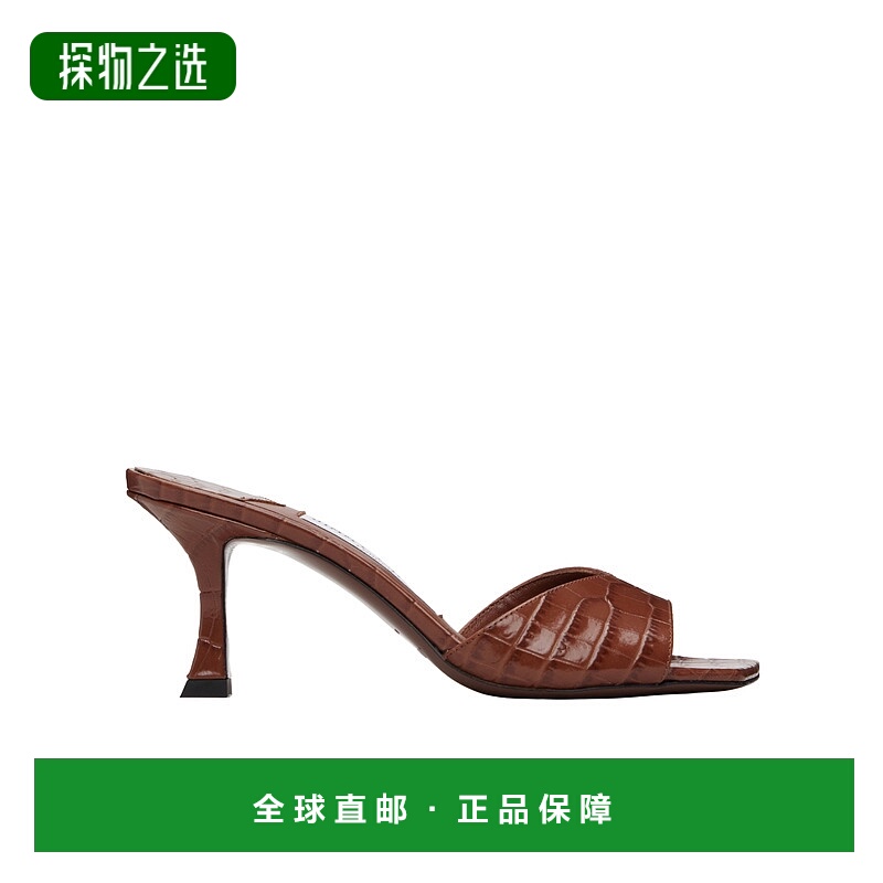 香港直邮Jimmy Choo Skye 70 高跟凉鞋 SKYE70COGNAC
