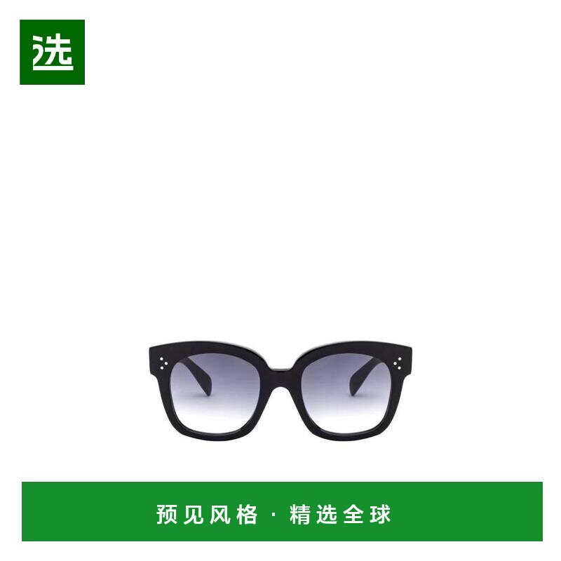 香港直发CELINE赛琳女士黑色方框太阳镜简约时尚【付后1h可退】