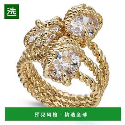 1h可退 【美国直邮】Charter Club|为梅西百货打造的镀金三石绳戒