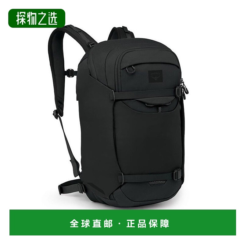 自营欧洲直邮Osprey小鹰 Metron 24 Pack男女通用黑色尼龙背包新