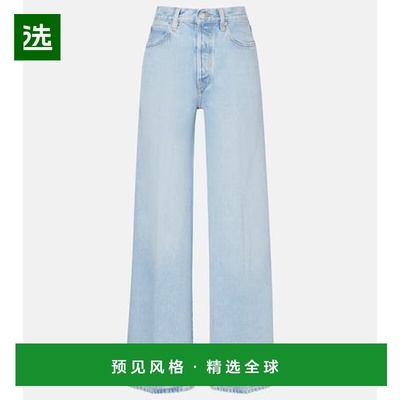 1h可退 香港直邮Frame Denim 女士 Collegiate 阔腿牛仔裤