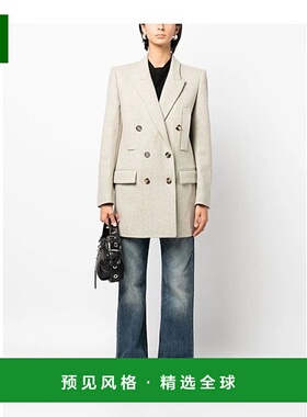 1h可退 欧洲直邮ISABEL MARANT 女士西服MA0189FAA4D05I23SD羊毛