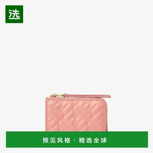 纤薄法棍钱包 2025 粉色纳帕皮革钱包F 欧洲直邮FENDI 1h可退