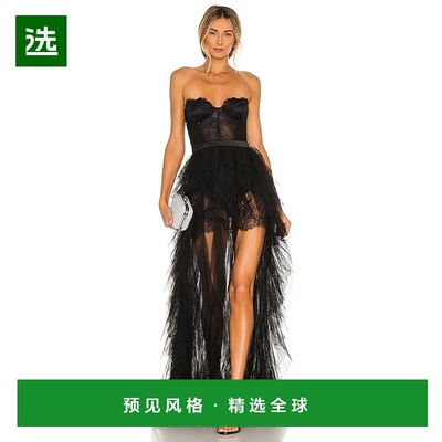 1h可退 香港直邮for love lemons 女士 X 抹胸礼服 CD2080HO20BLA