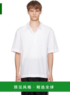 1h可退 香港直邮Jil Sander 吉尔·桑达 男士 白色 Polo 衫 J61DL