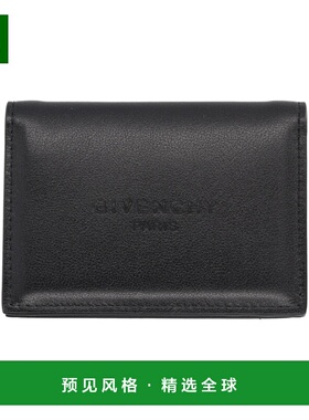 香港直邮GIVENCHY 男士钱包 BK60G1K21L001 SS2026 黑色 Logo Emb