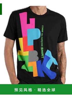 香港直邮COMME DES GARCONS 男士T恤 FPT0020511BLACKPRINT