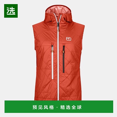 欧洲直邮ORTOVOX Swisswool Piz Boè女款马甲防风羊毛