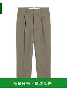 香港直邮Ami Paris 褶皱休闲裤 HTR111WV00660直筒裤羊毛