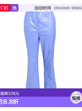 1h可退 香港直邮Topshop 女士 休闲长裤 purple紫色 舒适时尚