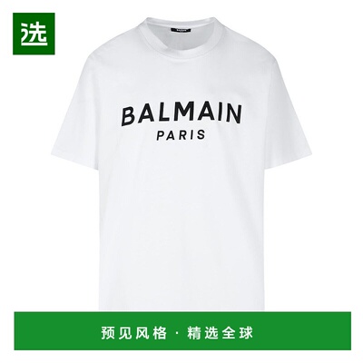 1h可退 香港直邮Balmain 巴尔曼 男士 短袖T恤 EH1EG010BB73