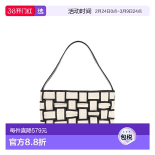 1h可退 香港直邮ST.AGNI 女士 Border 编织迷你手提包 W25024CVS