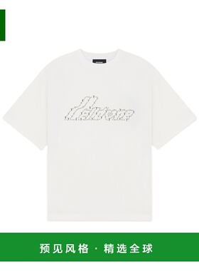 香港直邮WE11DONE 男士T恤 WDTT225735UWH AW2025 白色 短袖T恤