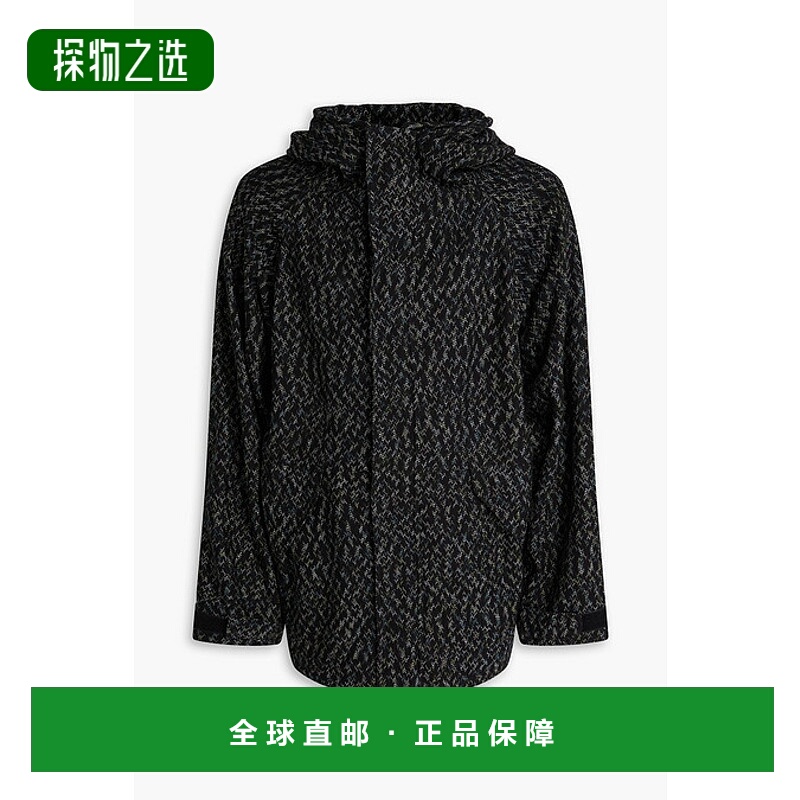 香港直邮MISSONI 米索尼 男士 提花针织棉混纺连帽夹克 US24SC00B
