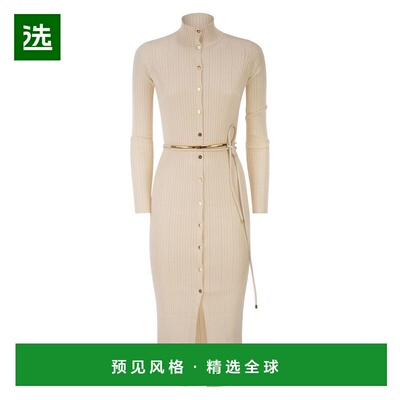 1h可退 香港直邮Elisabetta Franchi 女士 dress 镂空针织珠宝装